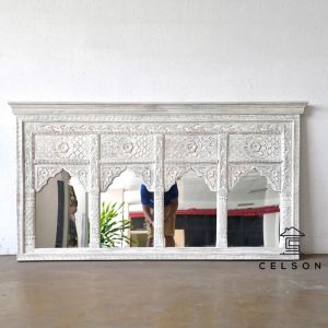 Celson ( SG Seller ) Emma Hand Carved Arch Mirror