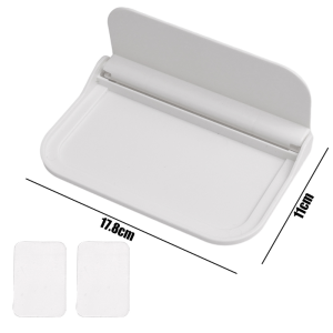 【Free Shipping】Foldable Plastic Floating Shelf Wall Mount Display Storage Organizer Rack