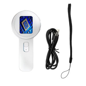EKLEVA 20X Ultra-High Magnification Handheld Magnifying Glass Digital Microscope for Identification Maintenance Quality Inspection
