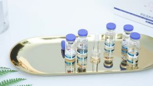 Amino acid freeze-dried powder peptide repair set moisturizing retinol anthocyanin nicotinamide blue copper peptide Guangzhou skin care product