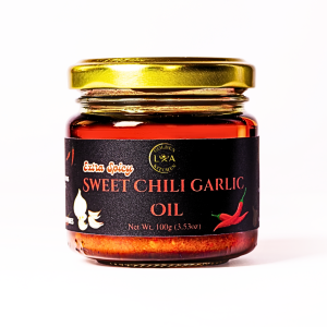 Golden L.A Kitchen Extra Spicy Sweet Chili Garlic Oil 100g / Extra Hot Chili / Healthy Choice