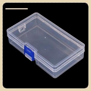 [COD] กล่องเก็บชิ้นส่วนพลาสติกใสกล่องใส่เครื่องประดับกล่องจัดระเบียบสำหรับงานฝีมือ