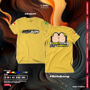 Kaos Bismillah vol3 combed 24s tebal