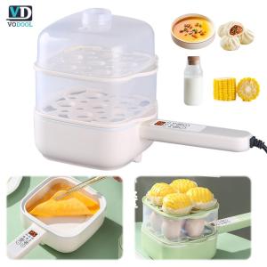 [Uetech]Stainless Steel Egg Boiler with Auto Shutoff Anti-scald Feature for Easy Cooking in Kitchenware & Tableware