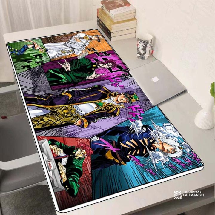 Large Mouse Pad Jojo Bizarre Adventure Pc Gamer Keyboard Deskmat Gaming Accessories