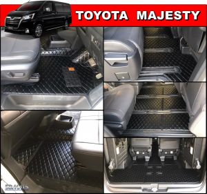 พรมปูพื้นรถยนต์TOYOTA MAJESTY พรม6D รุ่นVIP หนาพิเศษ เต็มคัน เข้ารูป