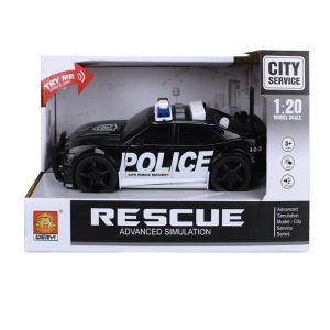 Noida City Service 1:20 Mobil Polisi Mainan / dengan Mesin Friction / Lampu dan Suara / Via SNI