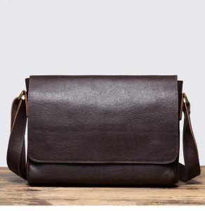 Retro Tas Bahu Kulit Sapi Aslii/ Tas Selempang Pria Sederhana