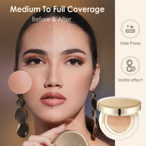 Lorzi FOCALLURE Lightweight Matte BB Air Cushion Waterproof Oil Control Invisible Pore Foundation Female Beauty Cosmetics