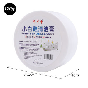 3Pcs White Shoes Cleaning Cream with Sponge / Stain Remover Whitening for All Sneakers