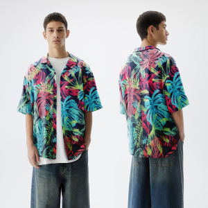 Kemeja Fullprint SPOON Motif - Daun