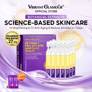 VIBRANT GLAMOUR Retinol kedua melontar Serum Anti-Aging Anti-wrinkle Whitening Reduce Fine Lines 15pcs