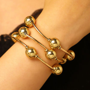 Vintage Creativity Unique Design Spherical Stacked Elastic Beads Bracelet Set for Womens Daily Accessories Party Jewelry Gift