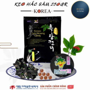 Kẹo Hắc Sâm Korea Túi 250/Gr