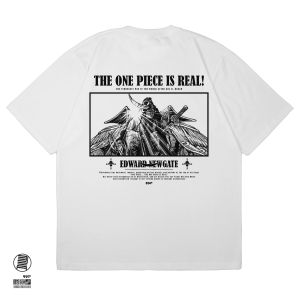 T-Shirt One Piece is Real Shirohige Edward Newgate Anime Manga Wibu Jepang Kaos Cotton Combed 24s DJA Cloth