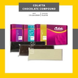 COLATTA CHOCOLATE COMPOUND - DARK COKLAT BATANG - COKLAT BLOK - COKLAT PUTIH - DARK CHOCO WHITE