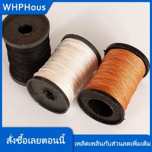 WHPHous ด้ายตาข่ายสำหรับร้อยทำจากด้ายถักเชือกสำหรับถักรองเท้าด้ายตาข่าย