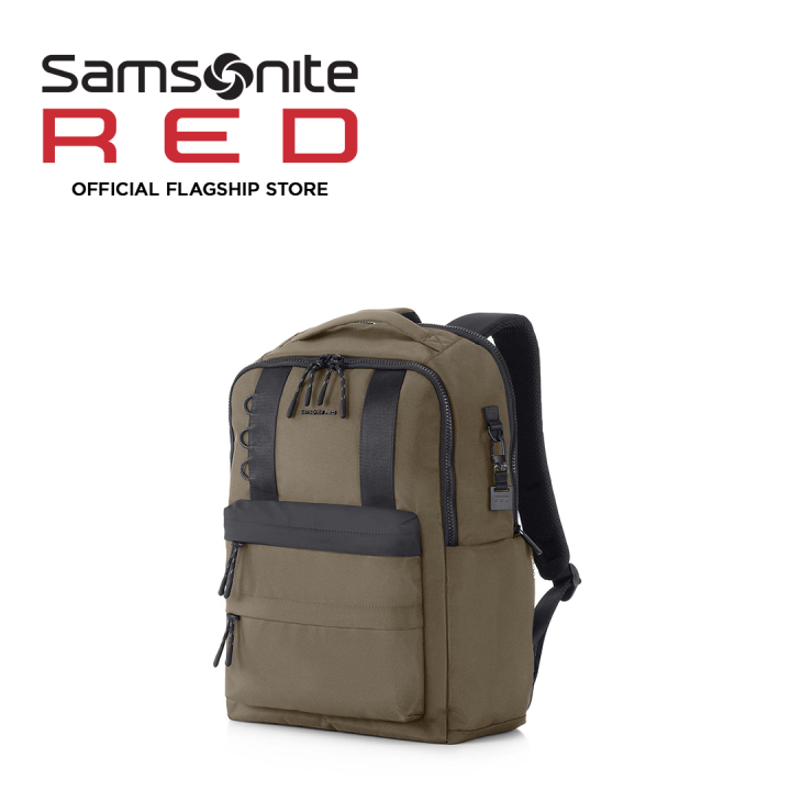 Samsonite Red LYNDON 16" RECTANGLE  BACKPACK