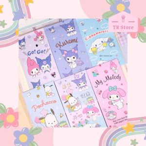 Bộ 5 Bao Lì Xì Sanrio 2D Thiết Kế Cao Cấp Độc Lạ Tết 2025
