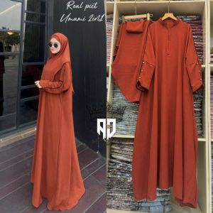 [BISA COD] ABAYA UMAMI SET HIJAB GAMIS TERBARU 2025 TERLARIS BY ARDAJAYA BATIK