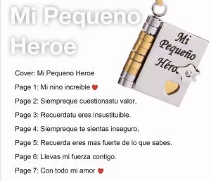AETK book-shaped necklace for women stainless steel couples necklace can be engraved open pendant titanium steel love letter necklace