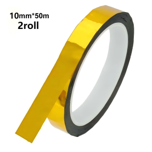 Laser Gold Glitter Washi Tape For Journaling Arts Crafts Laser Colors Glitter 2roll 50m