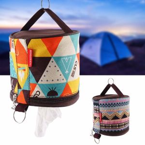 MEEU Hanging Holder Lightweight Picnic Accessories Camping Outdoor Tool Storage Bag Tent Accessories Roll Paper Pumping Box Roll Paper Storage Holder Roll Paper Storage Box Roll Tissue Case Tissue Case Holder