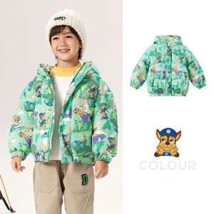 เสื้อกันหนาวเด็ก paw patrol เป็น down jacket ขนเป็ดนุ่ม ละมุน น้ำหนักเบา วัสดุด้านนอกกันน้ำได้ระดับนึง (STREET185)
