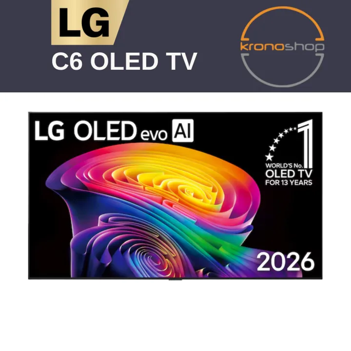 LG C6 OLED evo AI 4K Smart TV 165Hz Dolby Vision webOS 2026 | 48” 55” 65” 77” 83” | OLED48C6PSA OLED55C6PSA OLED65C6PSA OLED77C6PSA OLED83C6PSA