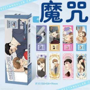 40Pcs/Lot Korean Manga BL Manwha 2D animation peripheral ticket bookmark Cartoon character collection card postcard Jinx Yaoi Jaekyung Kim Dan