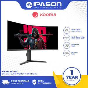IPASON | KOORUI 34E6UC (Powered by HKC) 34" Ultrawide Curved Gaming Monitor 165HZ | 32E6QC CURVED VA GAMING MONITOR 31.5" 170HZ QHD2560x1440