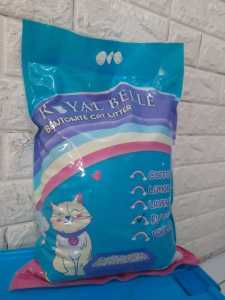 Royal Belle Bentonite Cat Litter Pasir Gumpal Kucing Aroma Wangi Isi 5 Liter