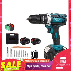 Makita 18V Cordless Hammer Drill – Multi-Function High Torque Perfect for Wood Metal and Concrete