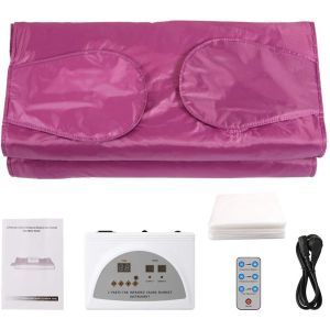 Portable sweat steam blanket for household whole body detoxification sweat blanket for sauna breathable steam portable