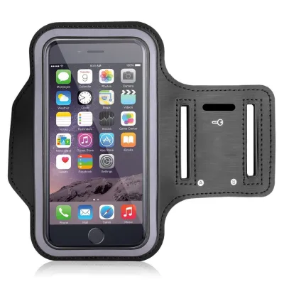 Otter Running Exercise Armband Band Pouch Compatible Apple Android Phones Holder with Adjustable Sport Band Strap Reflective Light Case Large Touch Screen Protection