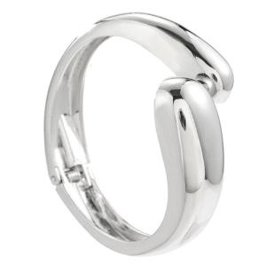 Stylish Water Drop Shape Open Cuff Bracelet Comfortable Wear Bangle Accessories Fashionable Wristwear for Everyday Wear