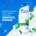 Head & Shoulders Shampoo Anti-Dandruff Cool Menthol 850ml [Single / Hemat x3]. 