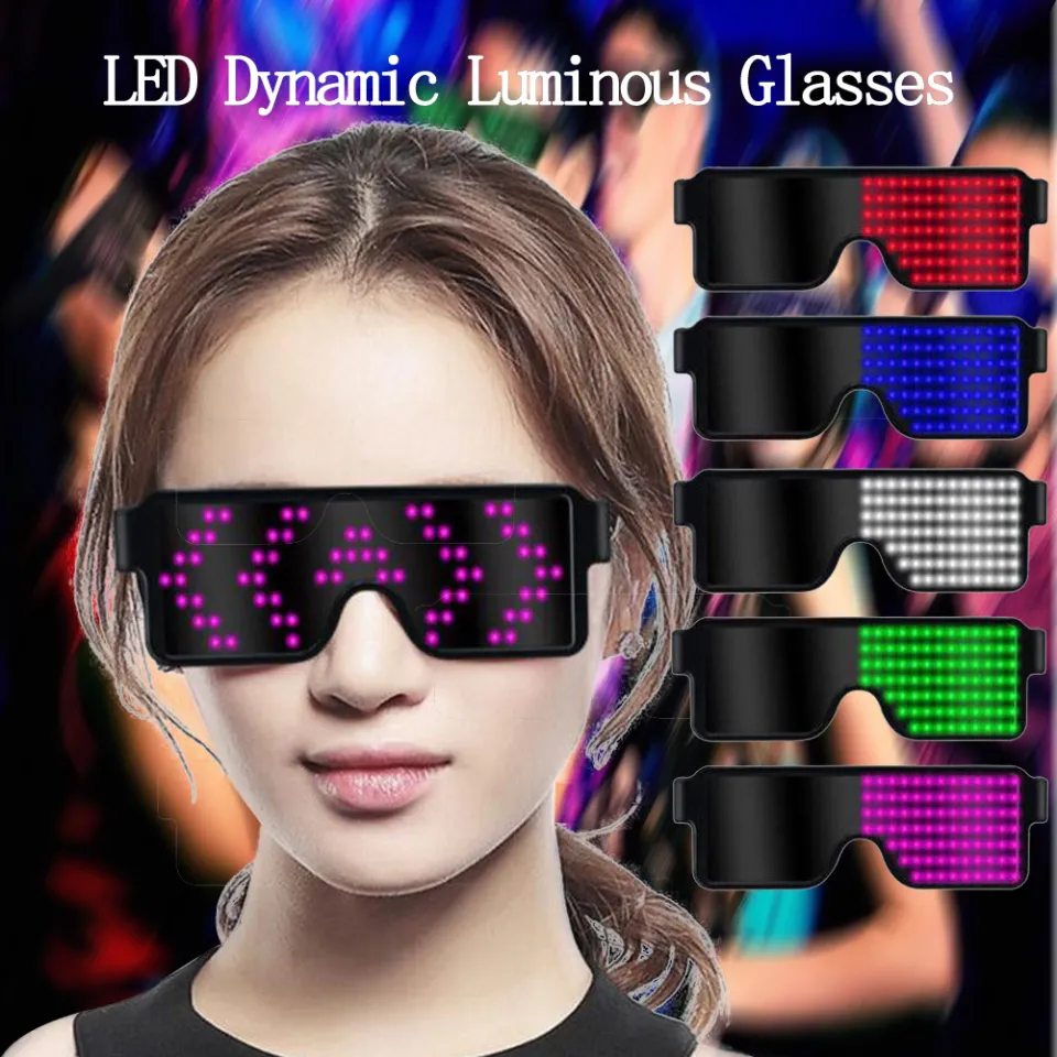 Multi Design LED Light Goggel Glasses - Party, Celebration, Fun – Indian  Petals