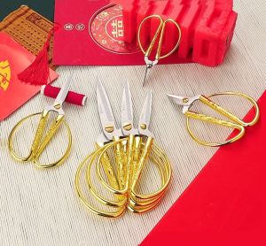 Household stainless steel dragon and phoenix scissors - multifunctional kitchen scissors