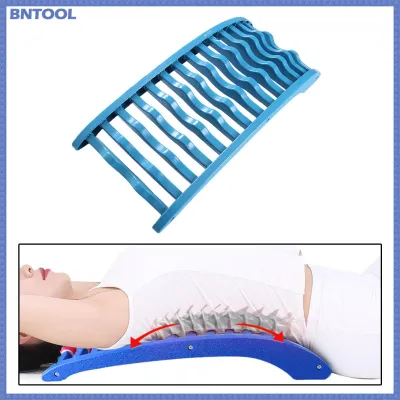 BNTOOL Lower Upper Back Stretcher Support Spine Deck Pain Relief Back Massager