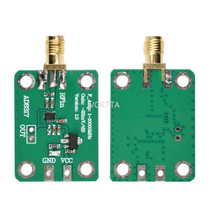 เครื่องตรวจจับไฟฟ้ากระแสตรงแบบลอการิทึม DC 7-15V AD8317 RF โมดูลเครื่องตรวจจับพลังงานสัญญาณ1MHz-10GHz ตัวตรวจจับพลังงานสัญญาณ RF