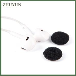 ZHUYUN 30PCS đen mềm bọt xốp Tai Pad Earbud cap cho tai nghe Tai nghe Bìa