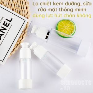 Lọ chiết mỹ phẩm dầu gội sữa rửa mặt hút chân không CCC01