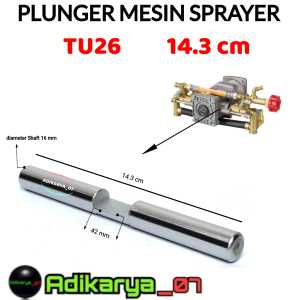 Plunger Pump TU26 Piston Mesin Semprotan Hama Plunger 3WZ4 TU26 SILVER