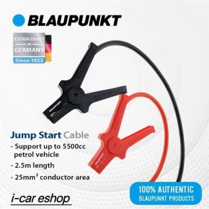 Blaupunkt JS 3.0 Jump Start Booster Cable | Support up to 5500cc petrol vehicle | Jumpstart Car | JS3.0