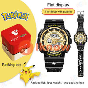 Tôi Biết 100% Xác Thực Pokemon Đồng Hồ Cho Trẻ Em Chàng Trai đồng hồ kỹ thuật số Với Sáng 50 Meter Đồng hồ chống nước Cho Cô Gái Trẻ Em Trẻ Em Xem Cô Gái chống xước Pikachu món quà sinh nhật Giáng sinh Quà Tặng 手表 8575