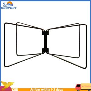 【Hospor】Camping Foldable Metal Stand Steel Organizer Box Folding Stand Outdoor Storage Boxes Shelves for Travel Cooking