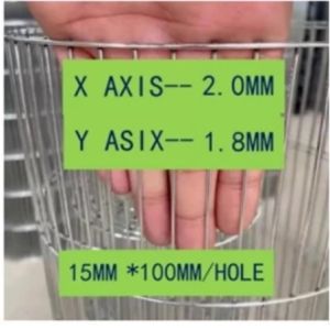 1Meter Height 5Meter Length Birdcage Net Quail Breeding Pigeon Welding Rolling Chicken Household Rabbit Cage Galvanized Iron Wire Parrot