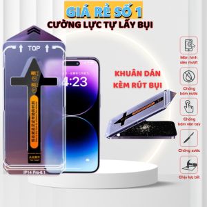 Kính cường lực iphone - khung tự dán - tự hút bụi - chống nhìn trộm - bảo vệ màng loa - dùng cho X/11/12/13/14prm