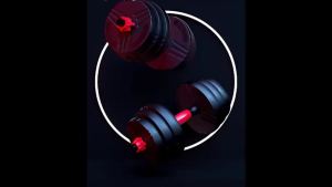 Dumbbell Set Adjustable Set Strength 40/30KG Barbell With Bold Connector Bumper Plate Combination Fitness Sport Training